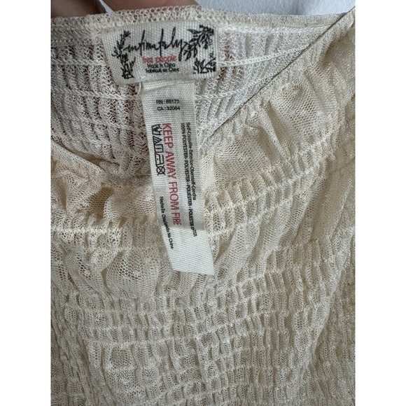 FREE PEOPLE Size XL CAN'T STOP WON'T STOP SLIP DRESS IN Beige - Picture 10 of 11